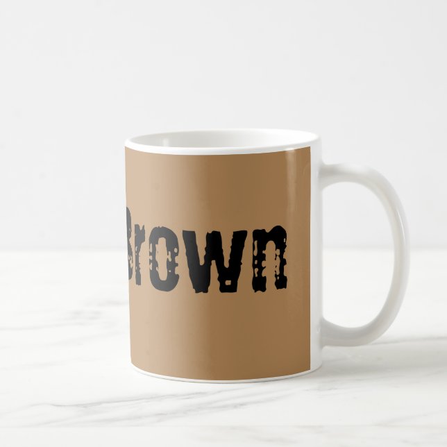 Krankenschwester-Tassen-Code Brown Kaffeetasse (Rechts)