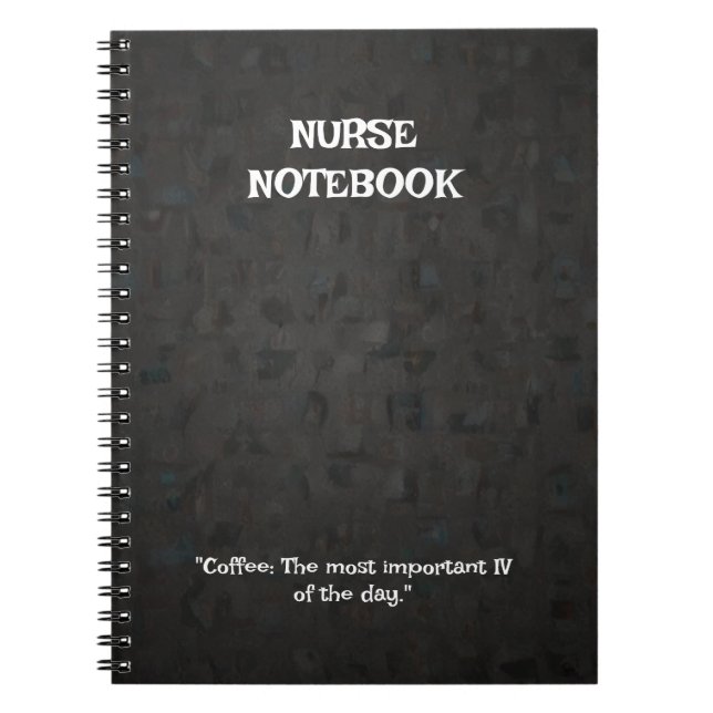 Krankenschwester-Thema  Notizblock (Vorderseite)