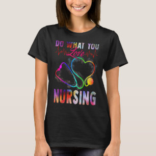 Krankenschwester tun, was Sie Liebe ernähren T-Shirt