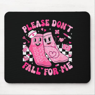 Krankenschwester Valentine Rutschfeste Socken Bitt Mousepad