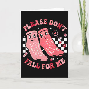 Krankenschwester Valentinstag Rutschfeste Socken B Karte