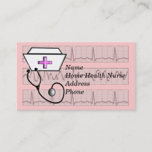 Krankenschwester-Visitenkarten Visitenkarte