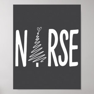 Krankenschwester Weihnachten Santa Favorit  Poster