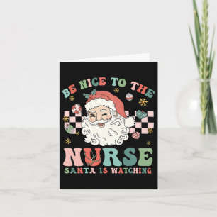 Krankenschwester Weihnachten Sei Nett Zur Krankens Karte