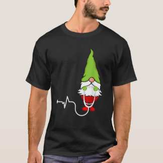 Krankenschwester Weihnachten Süßer Gnom Lustige We T-Shirt