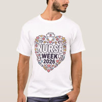 Krankenschwester Woche 2026 Herz Pflege Icons Shir