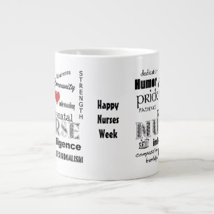 Krankenschwester-Woche-Neugeborene Jumbo-Tasse