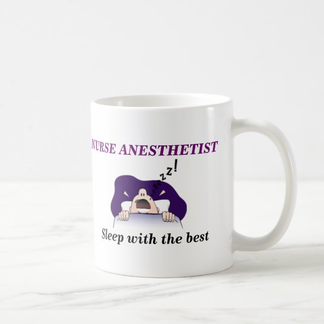KRANKENSCHWESTERANESTHETIST, Schlaf mit dem Besten Kaffeetasse (Rechts)