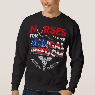 Krankenschwestern für die medizinische Freiheit Am Sweatshirt