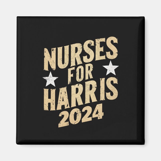 Krankenschwestern für Harris 2024 USA Magnet (Vorne)