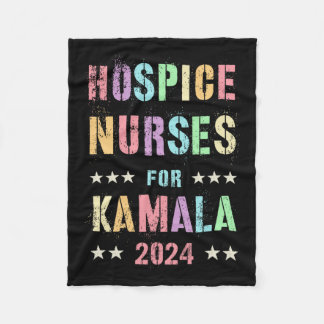 Krankenschwestern für Kamala Harris 2024 Wahl Sein Fleecedecke