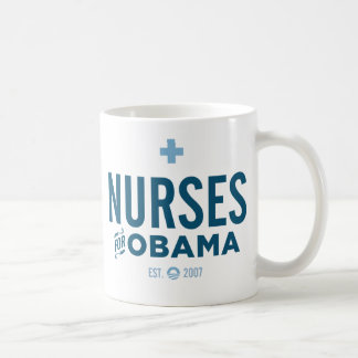 Krankenschwestern für Obama Kaffeetasse