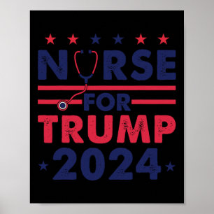 Krankenschwestern für Trump 2024 - Amerikanische S Poster
