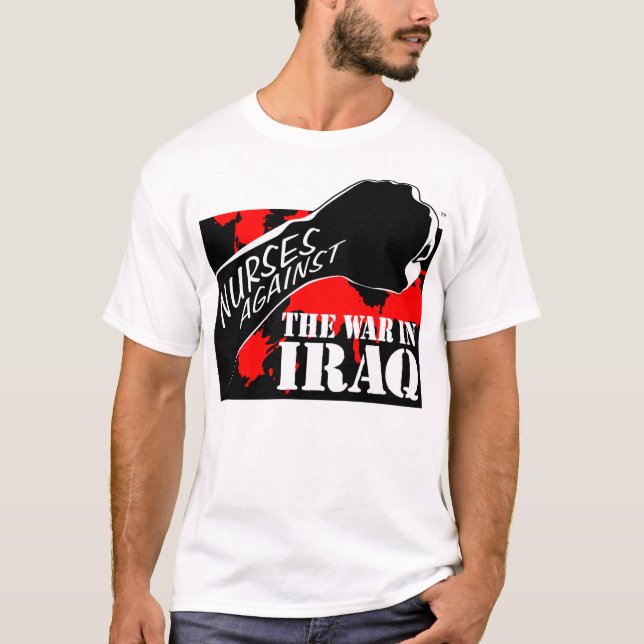 Krankenschwestern gegen den Krieg im Irak T-Shirt (Vorderseite)