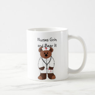 Krankenschwestern Grin and Bear It Kaffeetasse