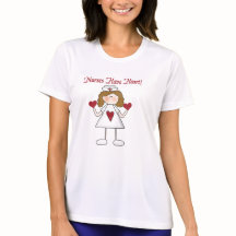 Krankenschwestern haben herzliche T - Shirt und Ge