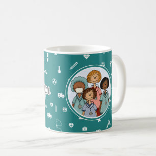 Krankenschwestern heilen die Welt Kaffeetasse
