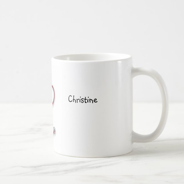 Krankenschwestern interessieren sich mit Herzen - Kaffeetasse (Rechts)