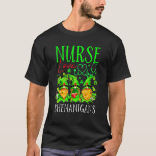 Krankenschwestern lieben Schabernack Gnome Kranken T-Shirt