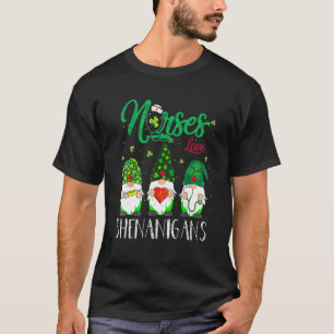 Krankenschwestern lieben Schabernack Lustige Gnome T-Shirt