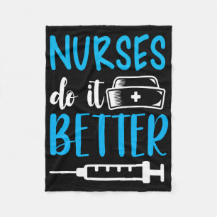 Krankenschwestern machen es besser fleecedecke