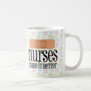 Krankenschwestern machen es besser, Verband Kaffeetasse
