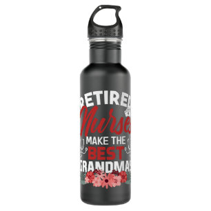 Krankenschwestern macht die besten Grandmas Kranke Edelstahlflasche