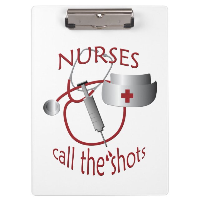 Krankenschwestern nennen die Krankenversicherung Klemmbrett (Vorderseite)
