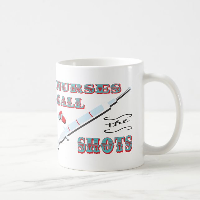 Krankenschwestern nennen die Schüsse Tasse (Rechts)