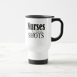 Krankenschwestern nennen die Shots Reisebecher