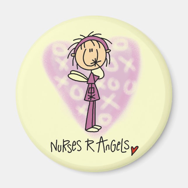 Krankenschwestern R. Engel Tshirts und Geschenke Magnet (Vorne)
