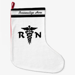 Krankenschwestern RN-Krankenpflege Großer Weihnachtsstrumpf