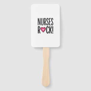 Krankenschwestern rocken Vintage-Krankenschwester- Fächer