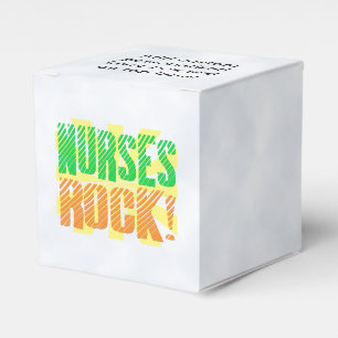 Krankenschwestern schaukeln, orange/grüne geschenkschachtel