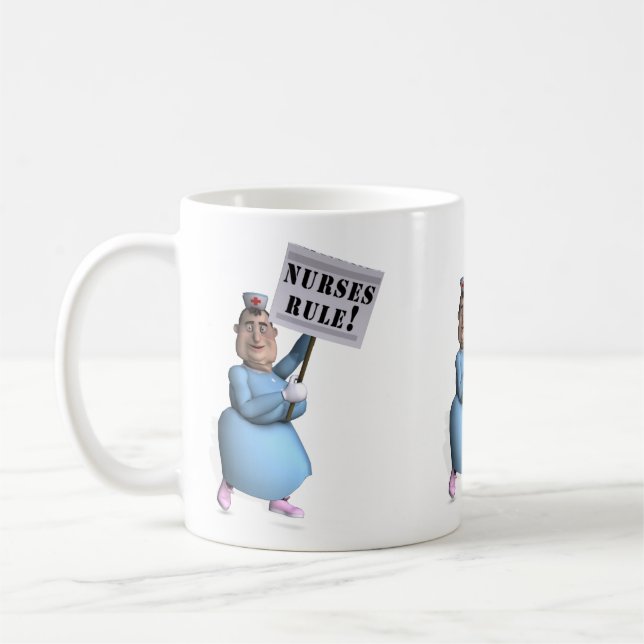 Krankenschwestern sind die Besten! Kaffeetasse (Links)