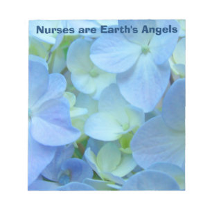 Krankenschwestern sind die Hydrangeas der Erden-En Notizblock