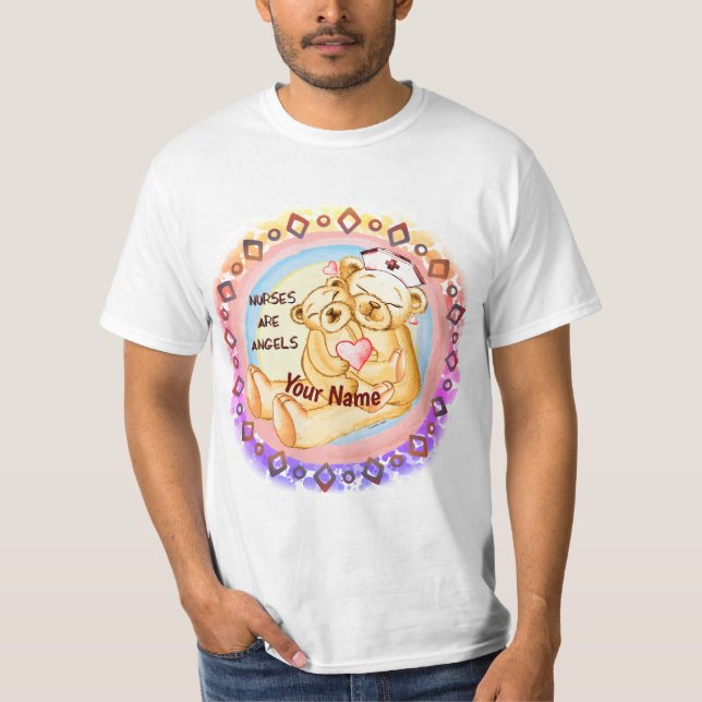 Krankenschwestern sind Engel T-Shirt (Vorderseite)