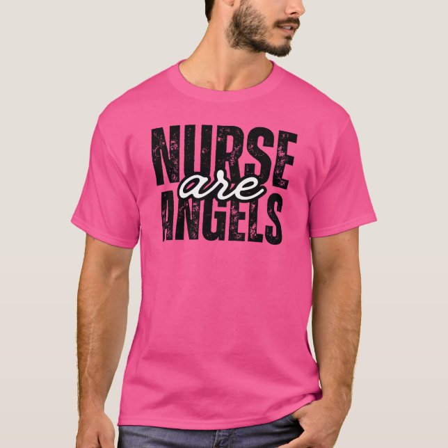 Krankenschwestern sind Engel T-Shirt (Vorderseite)