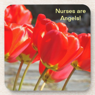 Krankenschwestern sind Engel! Untersetzergeschenke Untersetzer