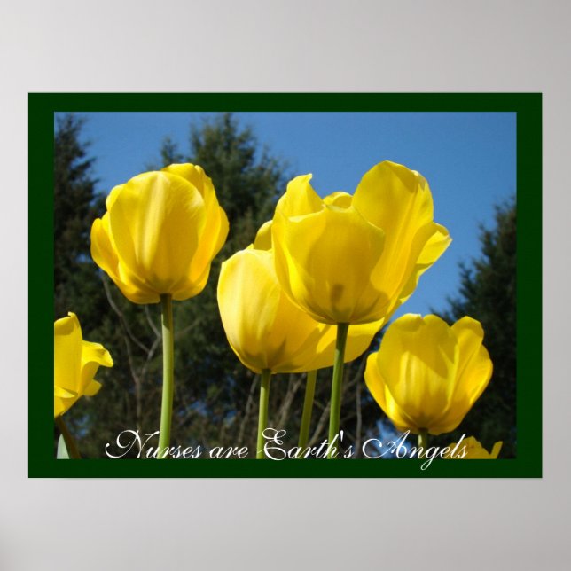Krankenschwestern sind Engels-Kunstdrucke Tullips Poster (Vorne)