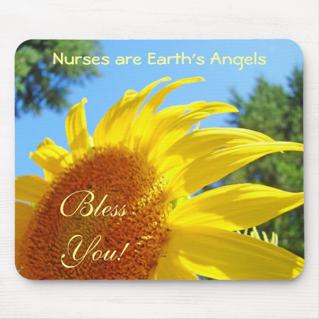 Krankenschwestern sind Mousepads der Engel der Erd (Vorne)