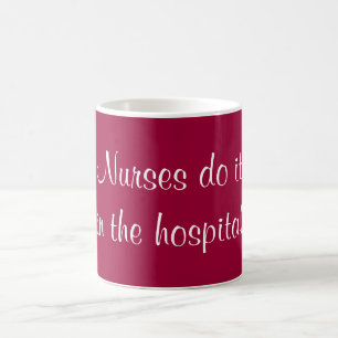 Krankenschwestern tun es kaffeetasse