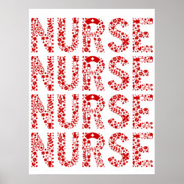 Krankenschwestern und Krankenschwestern, die Krank Poster