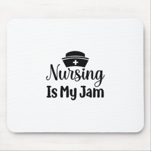 Krankenspende Pflege ist mein Jam Mousepad