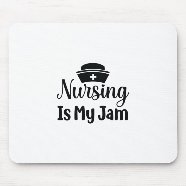 Krankenspende Pflege ist mein Jam Mousepad (Vorne)