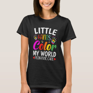 Krankenspital - Kleine Hände Farbe meine Welt Pedi T-Shirt