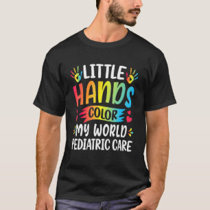 Krankenspital - Kleine Hände Farbe meine Welt Pedi T-Shirt