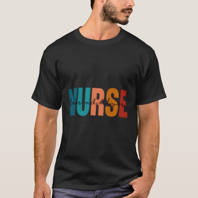 Krankenversicherung für Arbeit und Lieferung T-Shirt (Vorderseite)