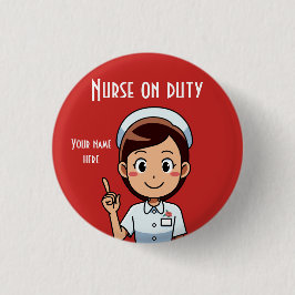 Krankenversicherung für Dienstauslegung klein, 1¼  Button