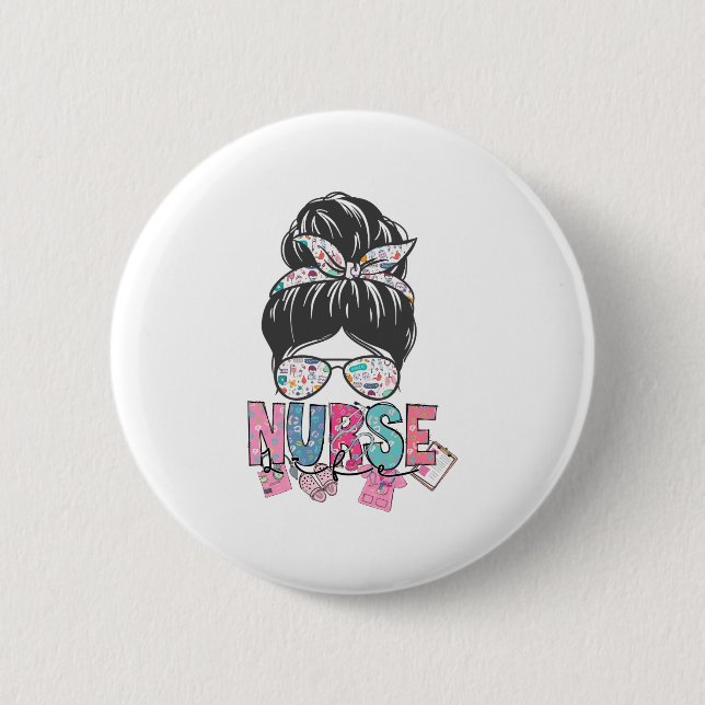 Krankenversicherung Gesundheit Button (Vorderseite)